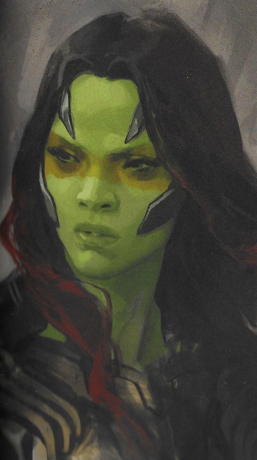 Gamora w nowej zbroi, Thanos na Vormirze i inne alternatywne sceny na grafikach