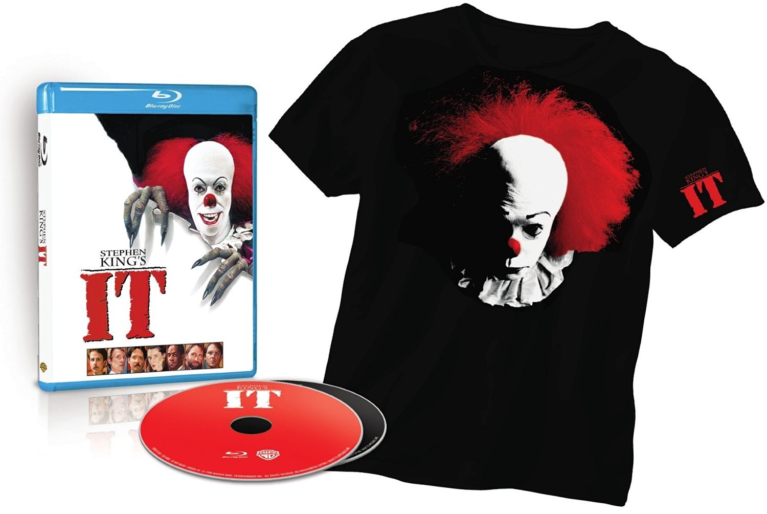 Stephen King's It with Collectible T-Shirt Blu-ray + DVD