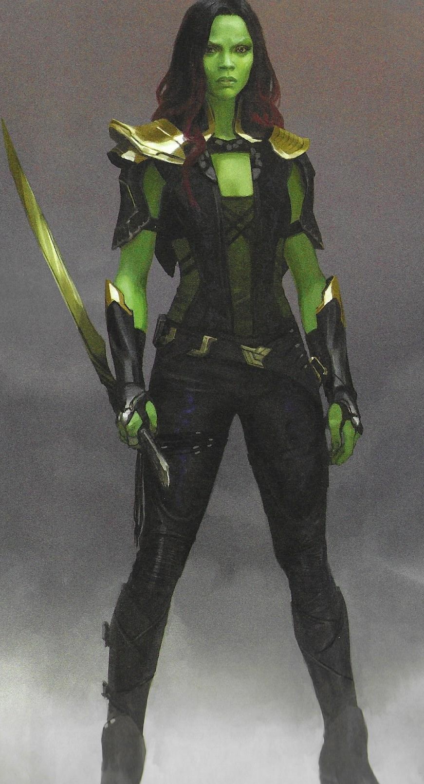 Gamora w nowej zbroi, Thanos na Vormirze i inne alternatywne sceny na grafikach