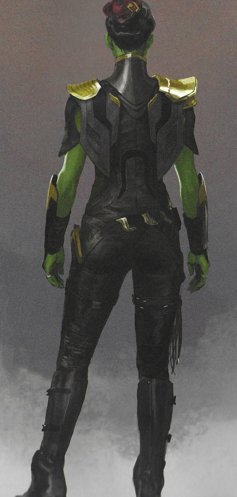 Gamora w nowej zbroi, Thanos na Vormirze i inne alternatywne sceny na grafikach