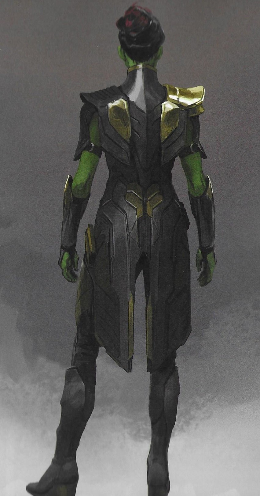 Gamora w nowej zbroi, Thanos na Vormirze i inne alternatywne sceny na grafikach