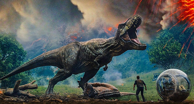 Jurassic World: Upadłe królestwo w telewizji
