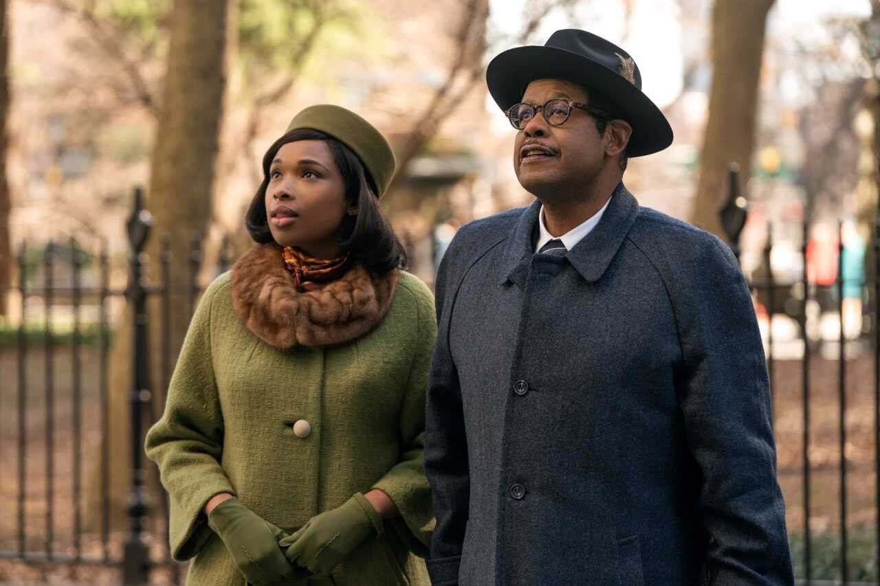 Jennifer Hudson jako Aretha Franklin i Forest Whitaker jako C.L. Franklin w filmie „Respect”