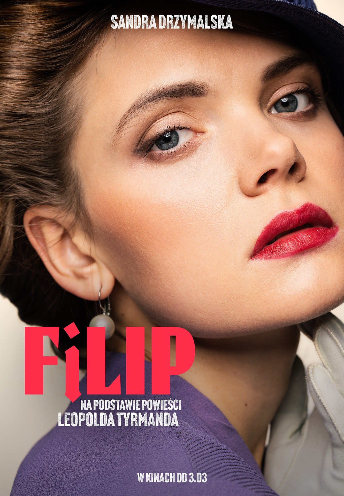 Sandra Drzymalska na plakacie polskiego filmu wojennego Filip dla TVP.jpg