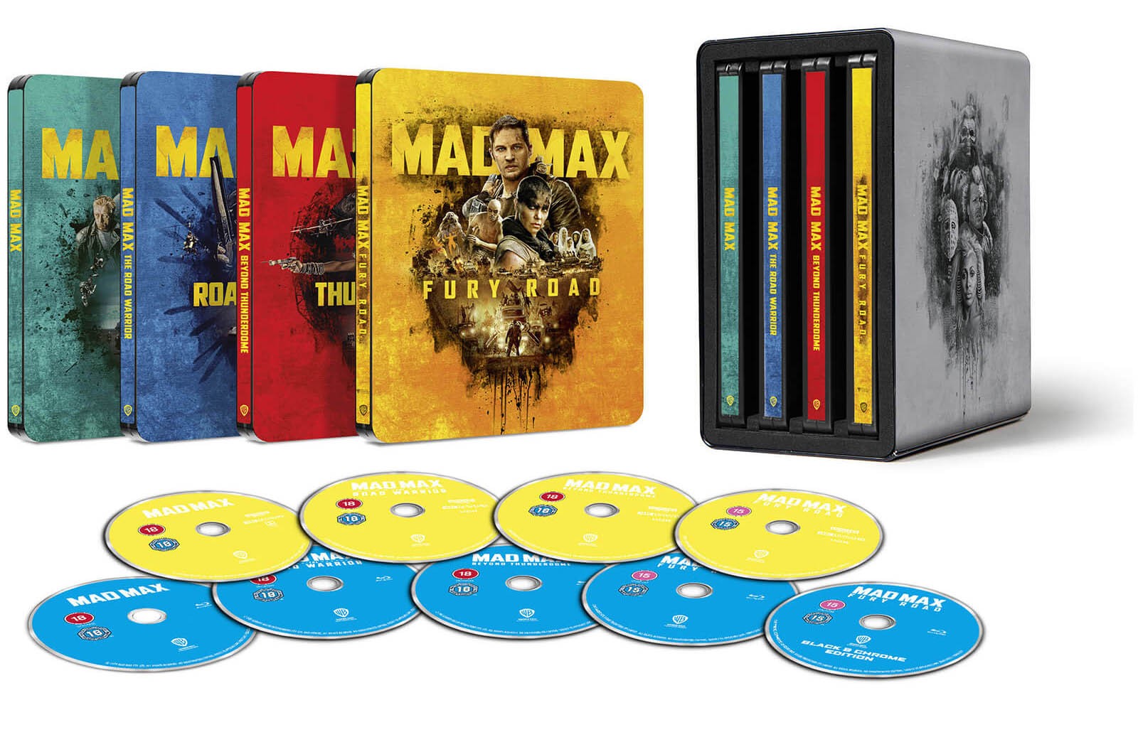 Mad Max w steelbookach 4K UHD kolekcja