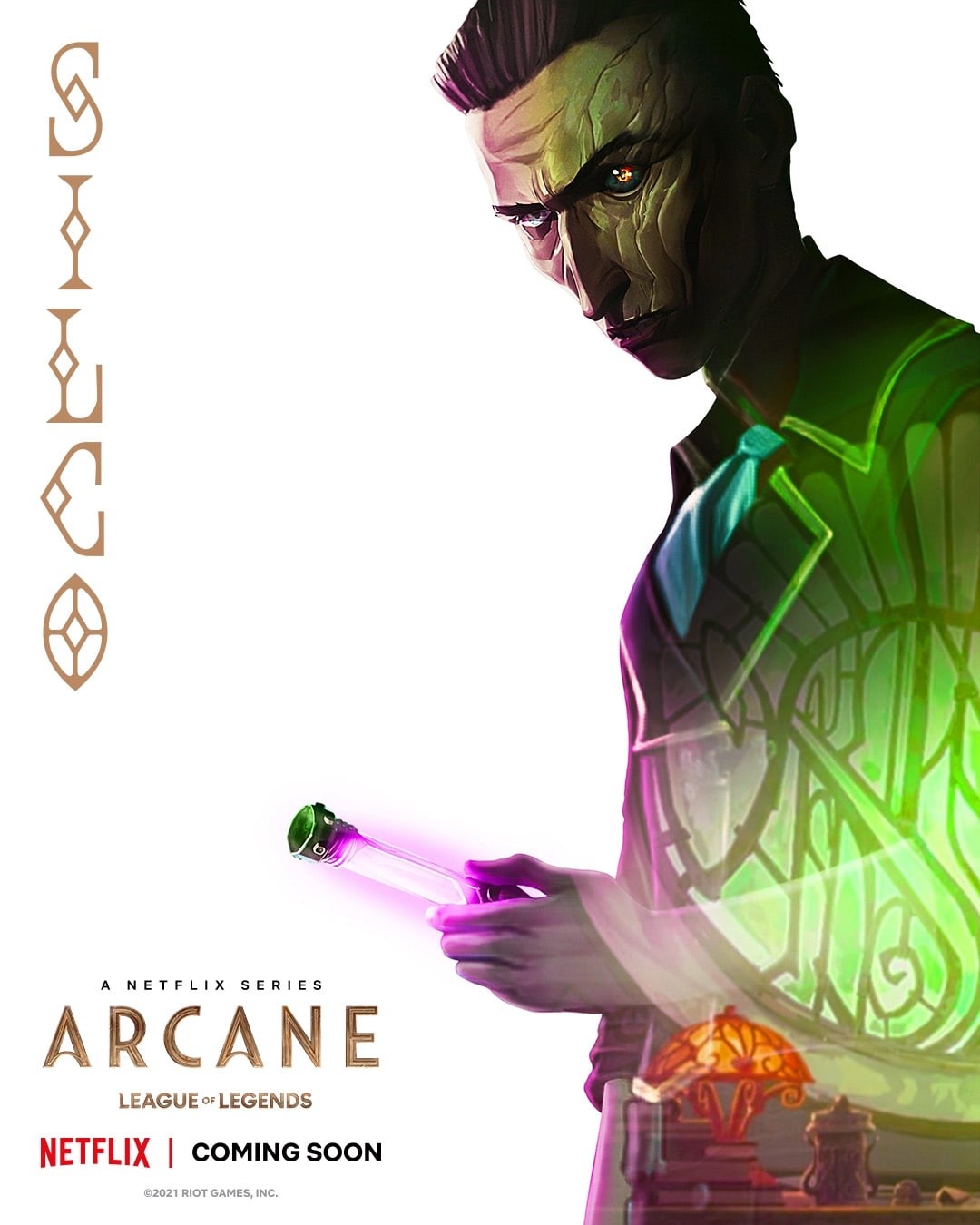 „Arcane” plakat serialu Silco