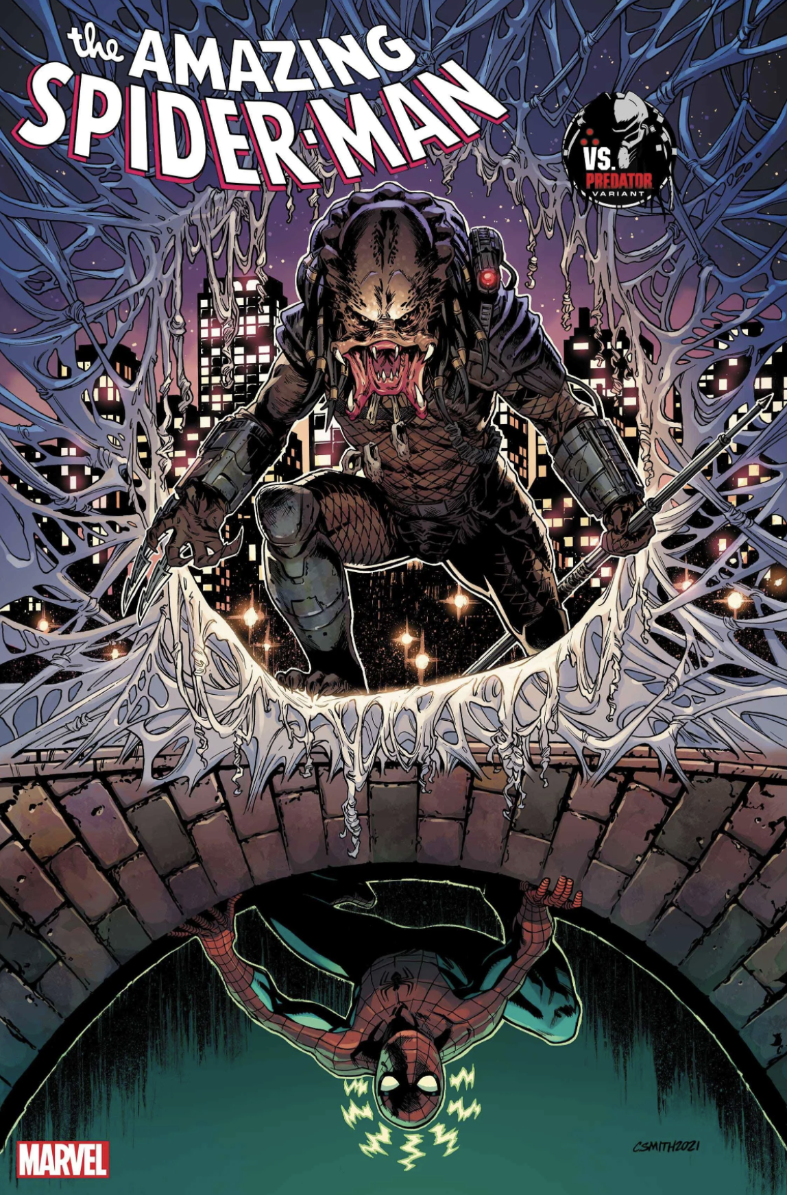 Okładka komiksu Spider-Man z Predatorem