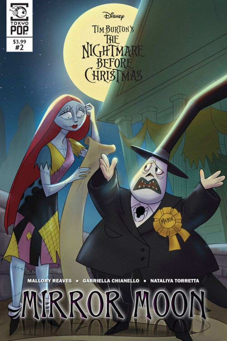 Okładka komiksu The Nightmare Before Christmas: Mirror Moon