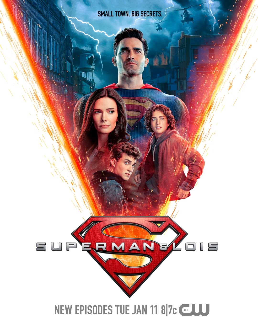Superman i Lois plakat serialu The CW
