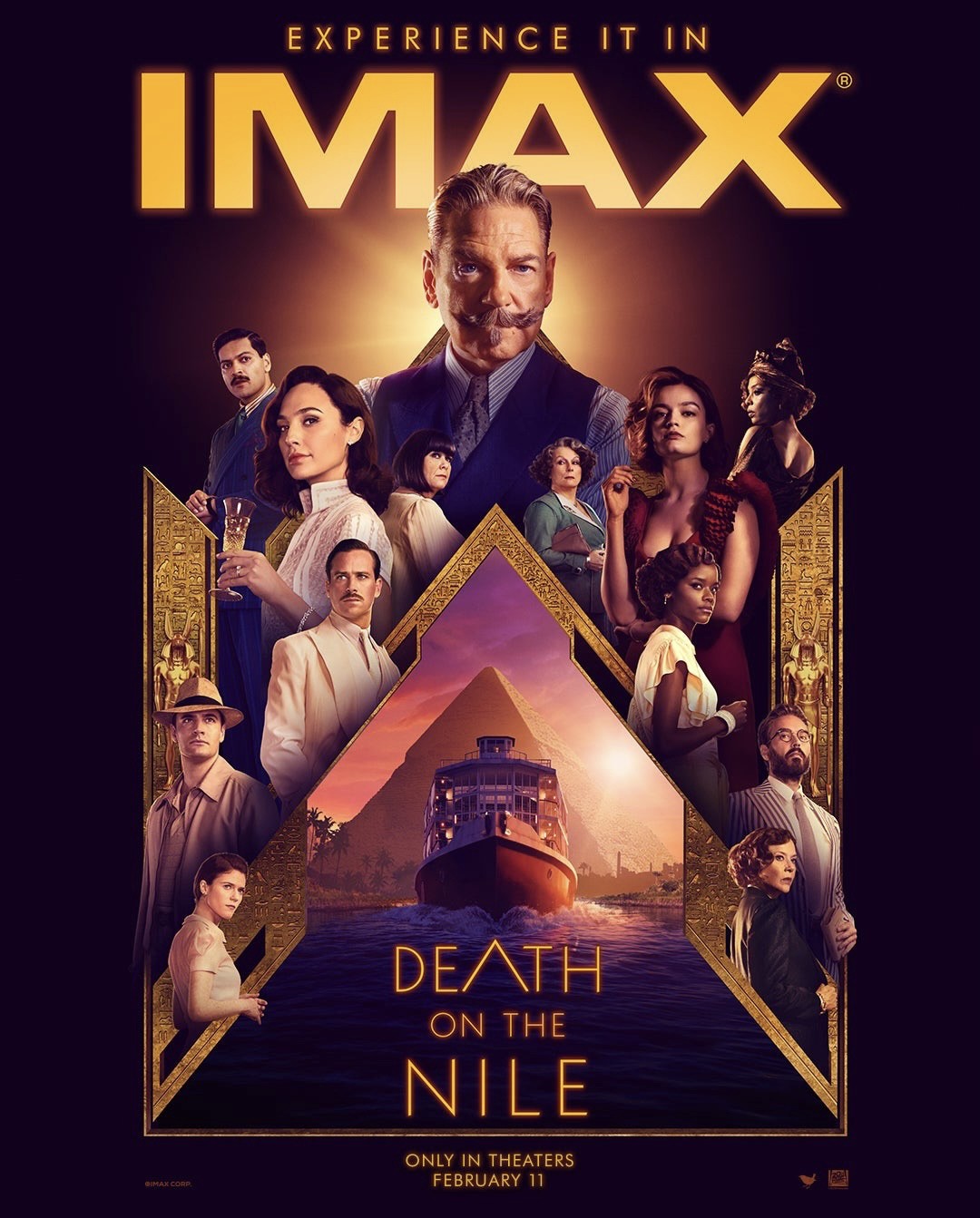 Plakat filmu „Śmierci na Nilu” od IMAX