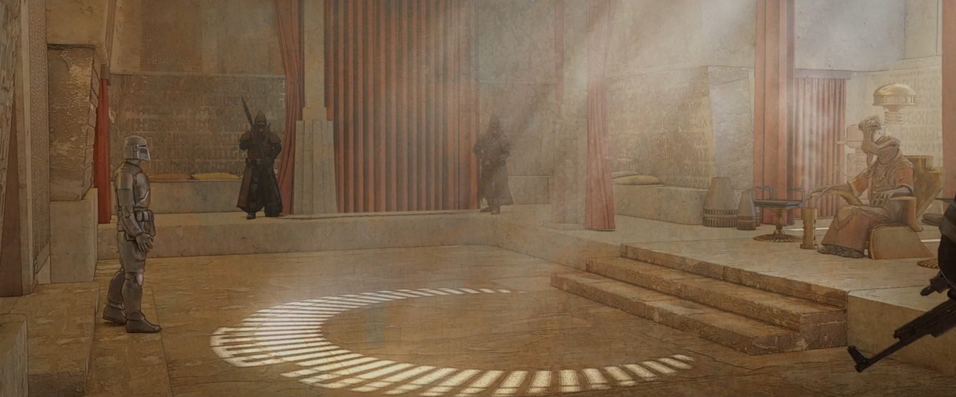 The Book of Boba Fett odcinek 2 grafiki koncepcyjne Disney+