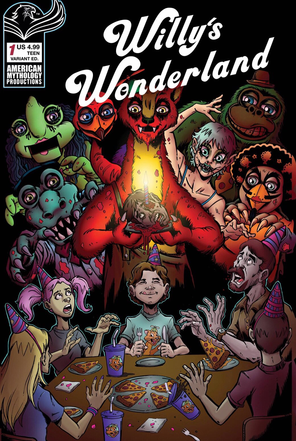 Okładka komiksu Willy’s Wonderland