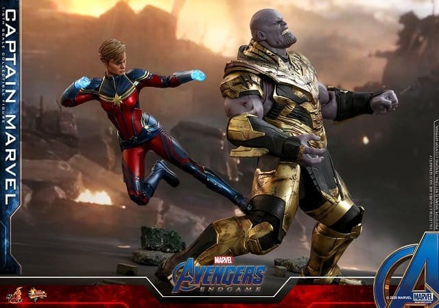 Kapitan Marvel walczy z Thanosem. Kolejne imponujące figurki z „Końca gry”