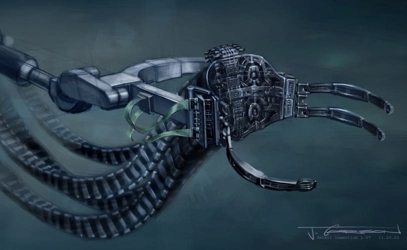 Black Cat i doktor Octopus na grafikach koncepcyjnych z filmu „Spider-Man 2”