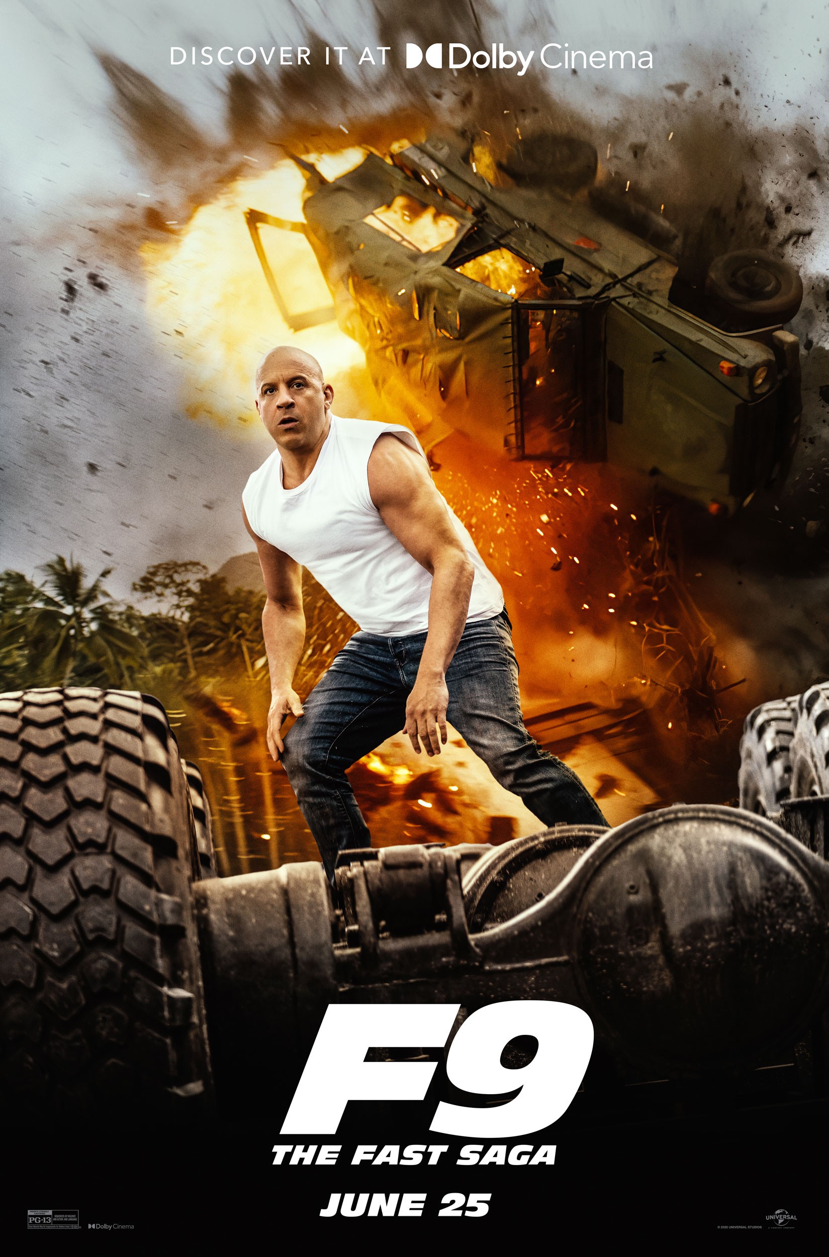 Plakat filmu „Szybcy i wściekli 9” od Dolby Cinema