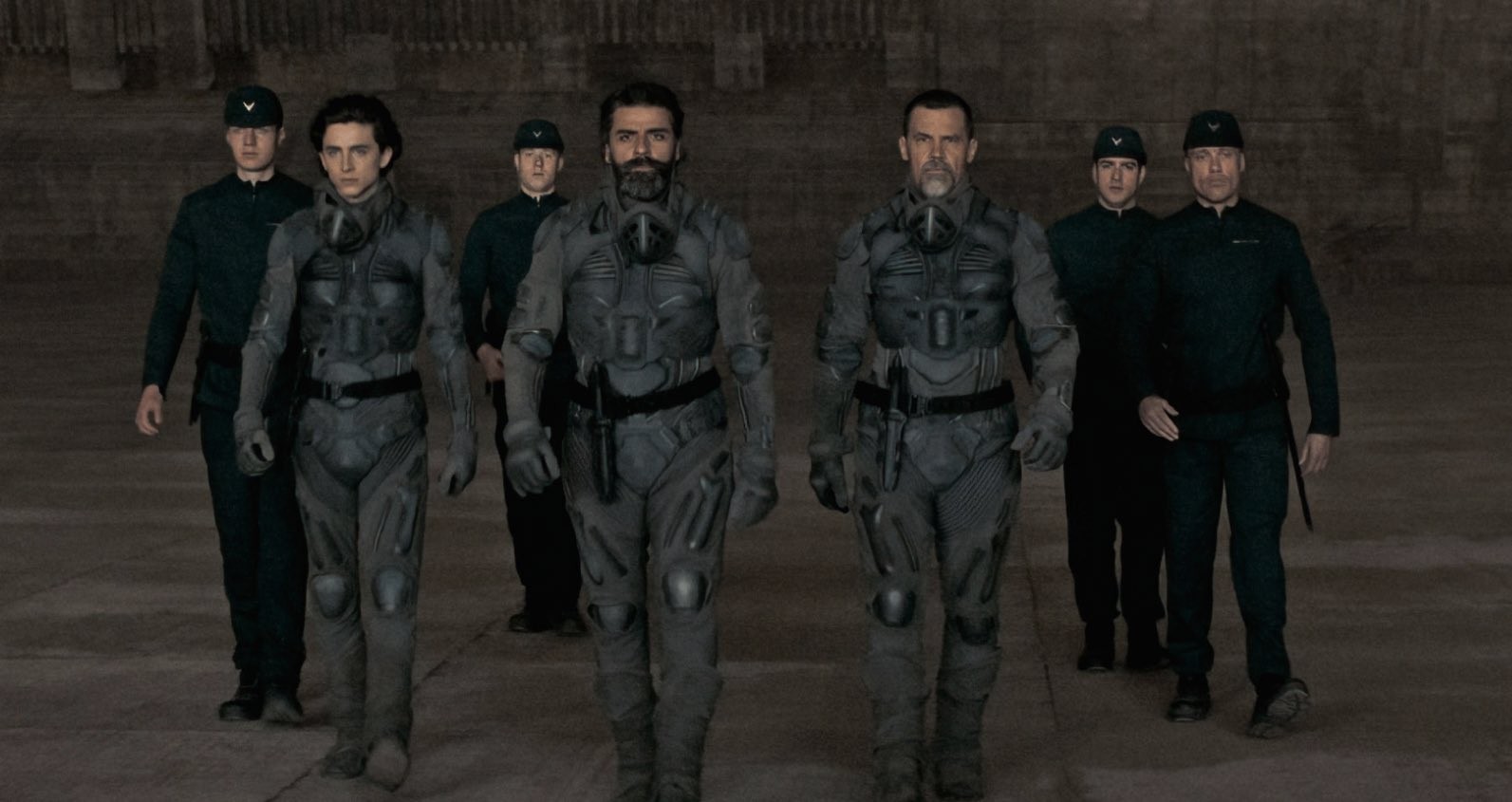 „Diuna” Timothee Chalamet, Oscar Isaac, Josh Brolin