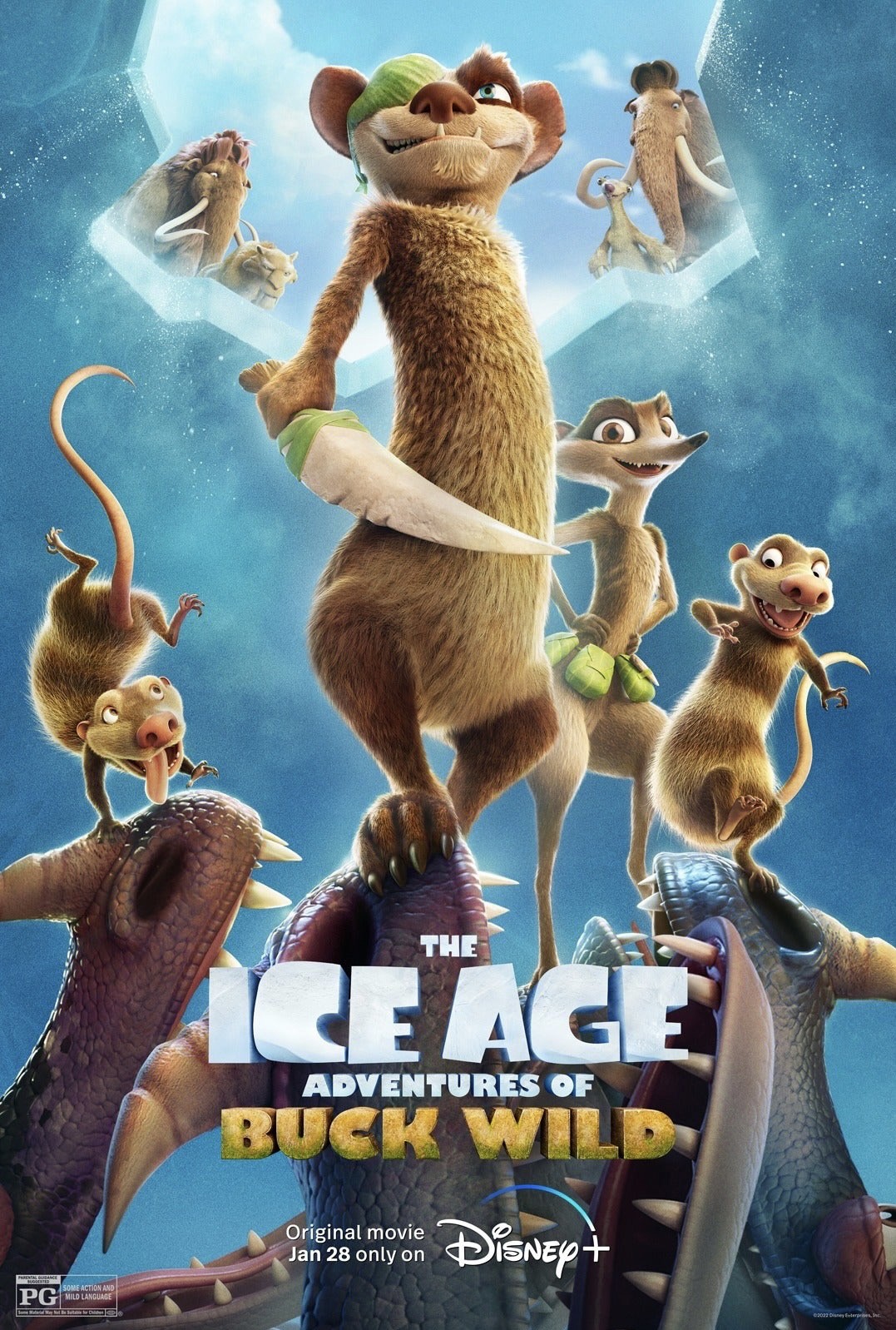 Plakat animacji The Ice Age Adventures of Buck Wild