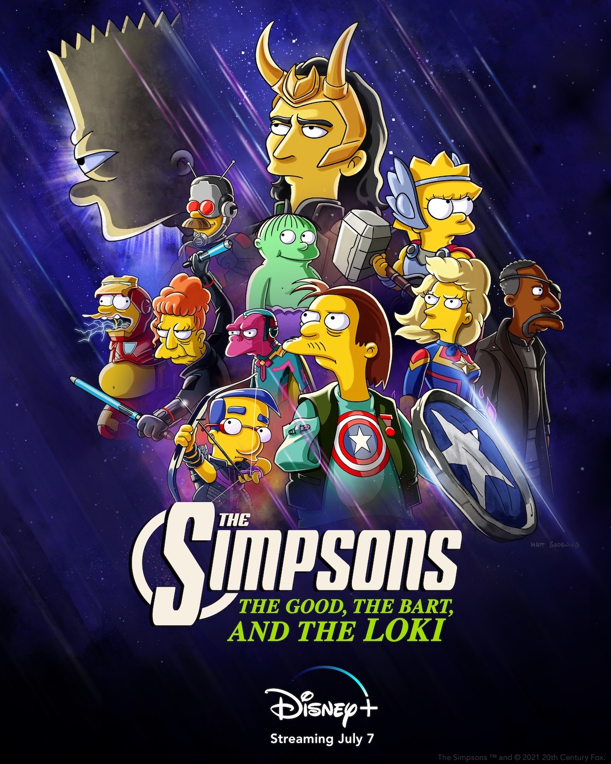 Plakat filmu The Good, The Bart and The Loki