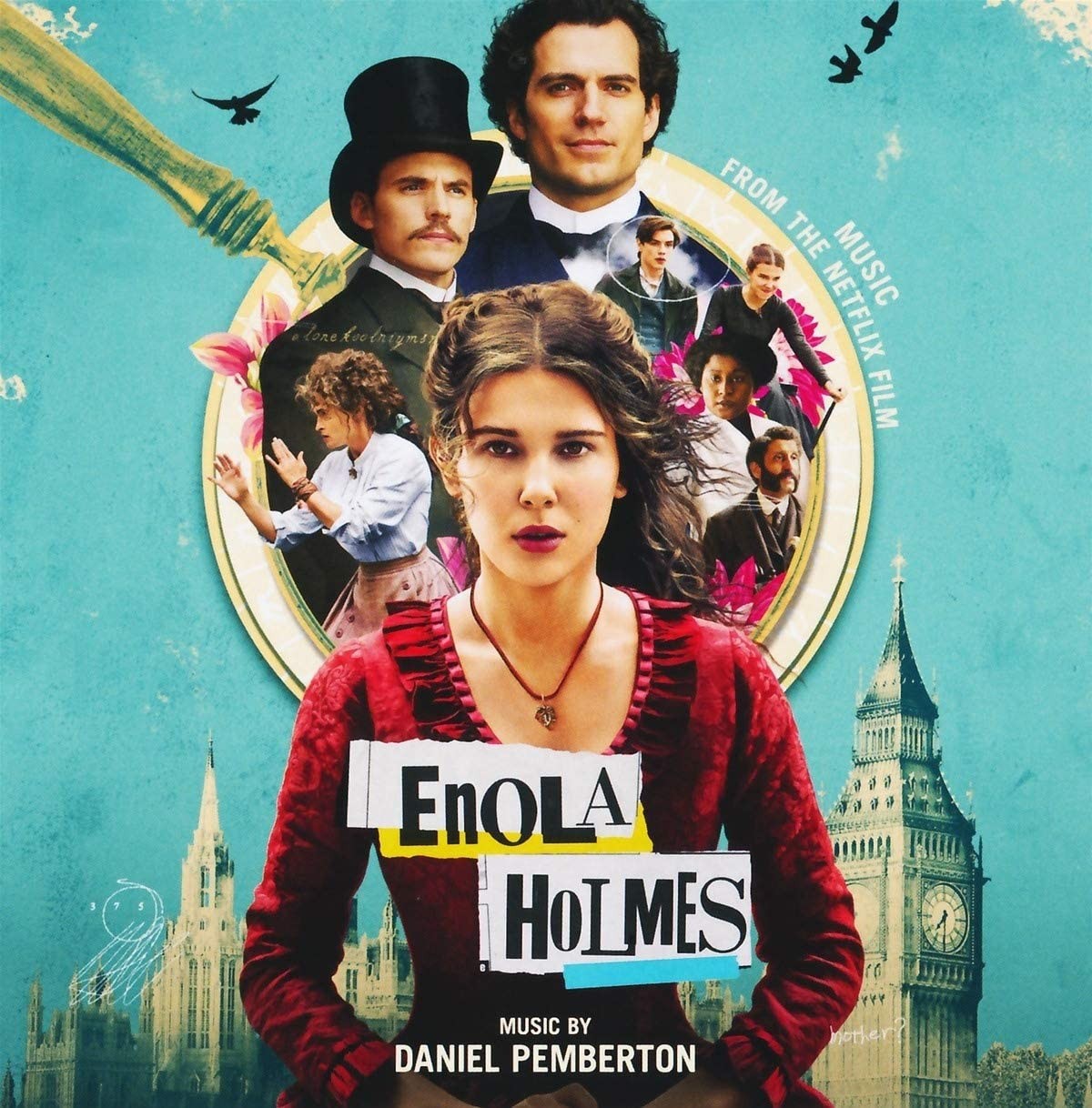 Enola Holmes - okładka soundtracku CD (front)