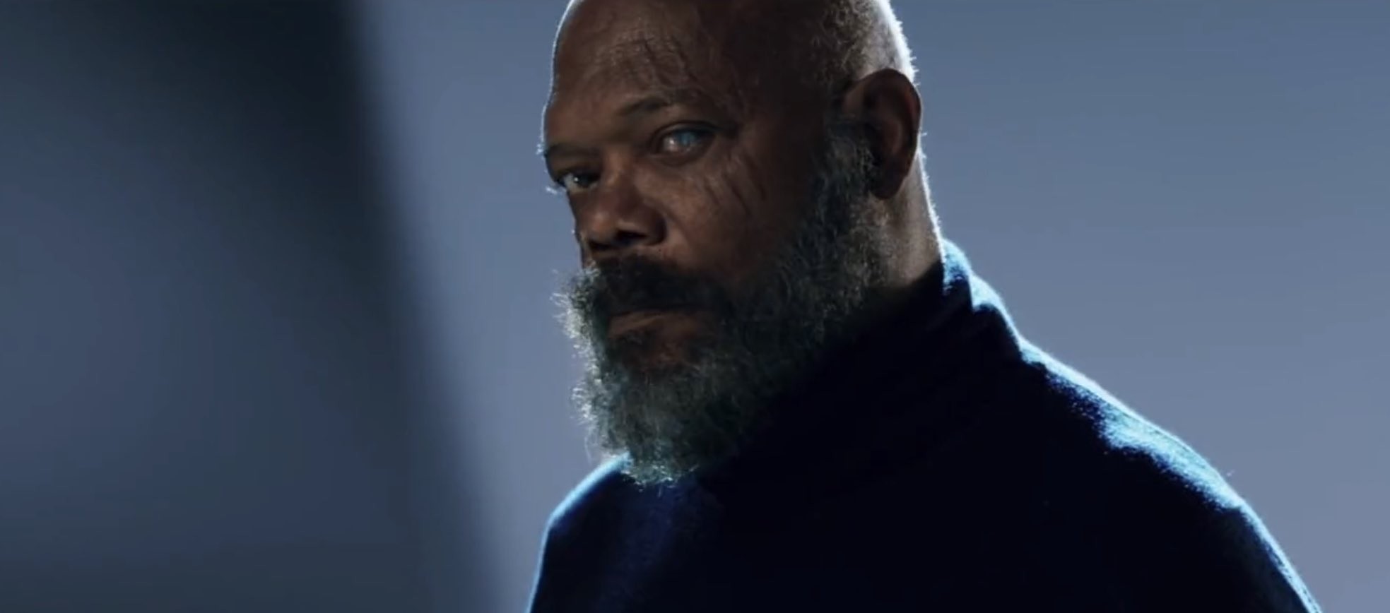 Samuel L. Jackson jako Nick Fury w serialu Tajna Inwazja
