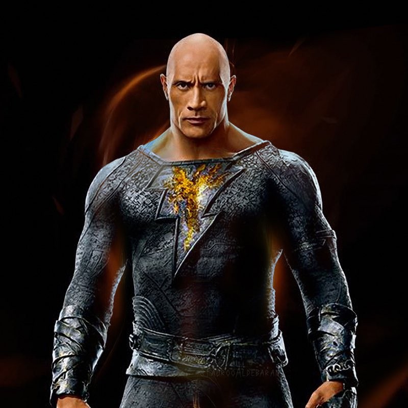 Dwayne Johnson jako Czarny Adam