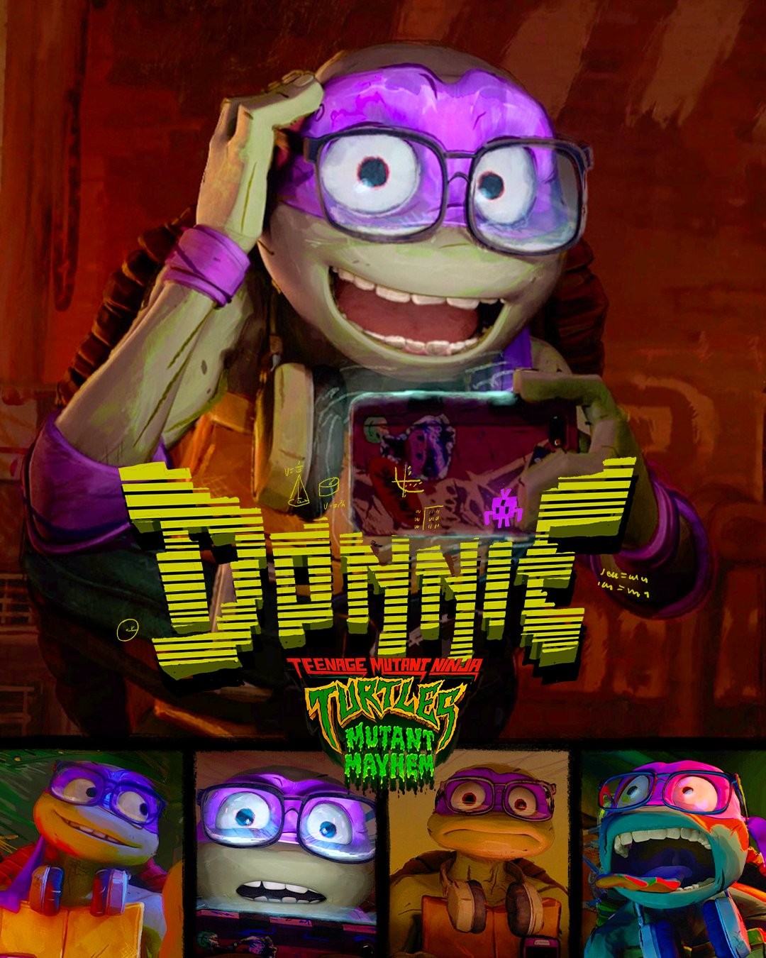 Plakat filmu Wojownicze Żółwie Ninja: zmutowany chaos za Paramount.jpg