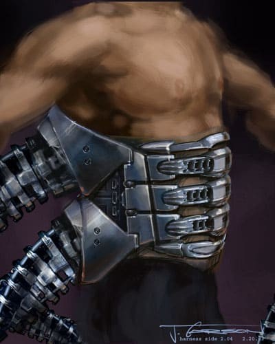 Black Cat i doktor Octopus na grafikach koncepcyjnych z filmu „Spider-Man 2”