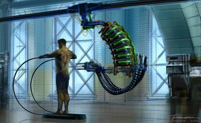 Black Cat i doktor Octopus na grafikach koncepcyjnych z filmu „Spider-Man 2”