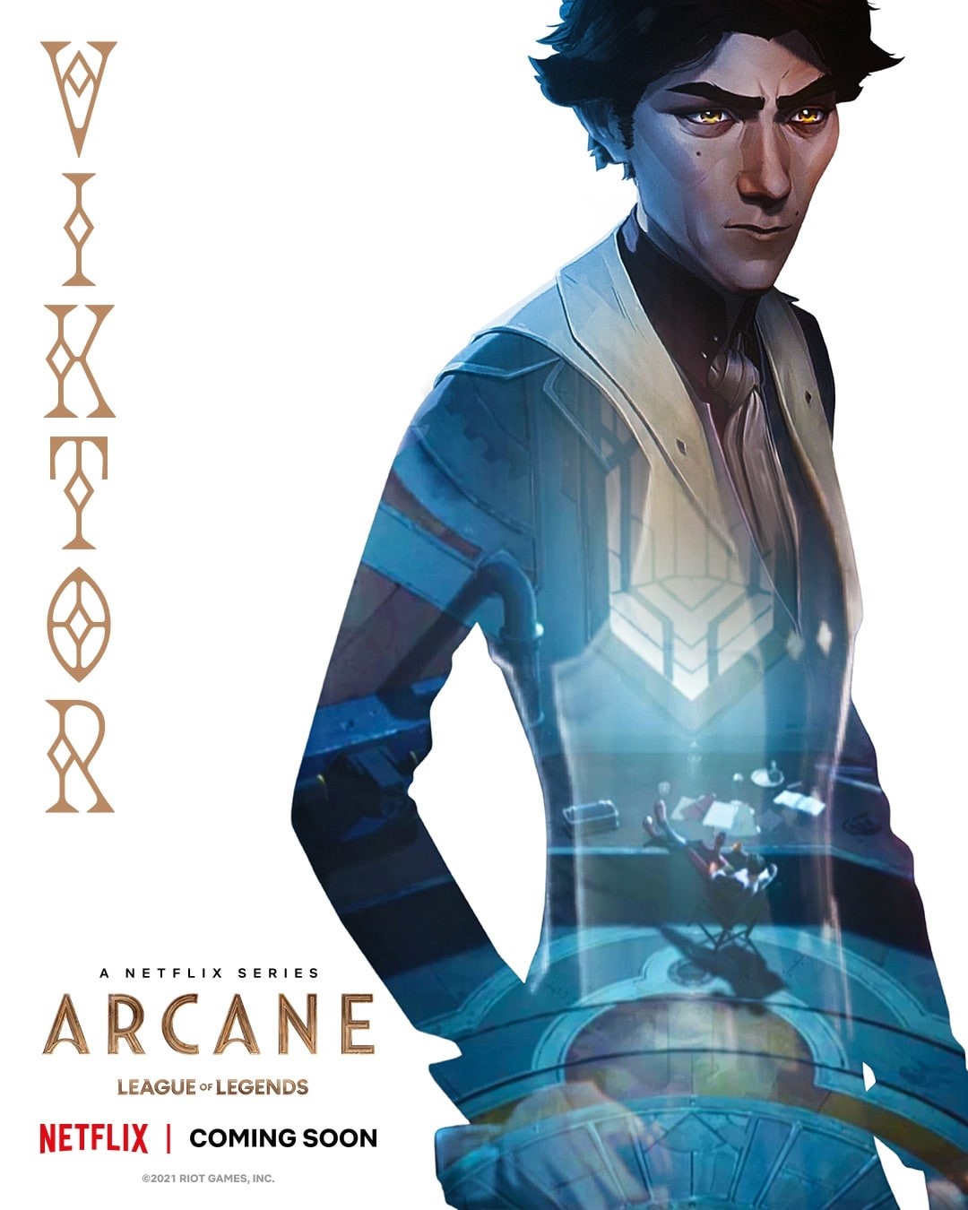 „Arcane” plakat serialu Wiktor