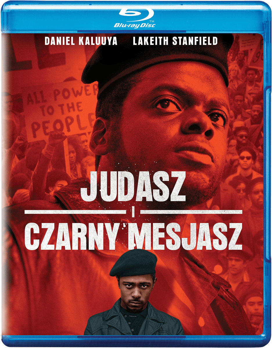 Okładka wydania Blu-ray z filmem „Judasz i Czarny mesjasz”