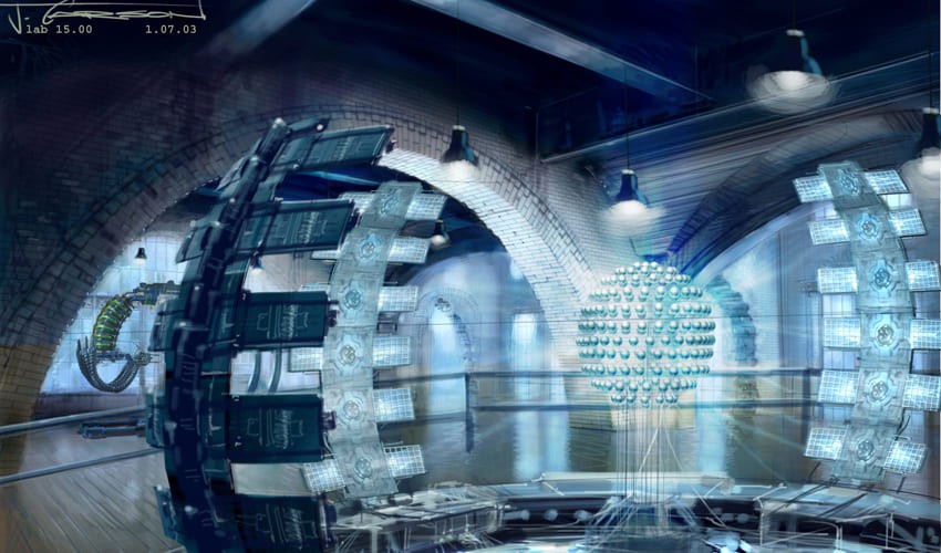 Black Cat i doktor Octopus na grafikach koncepcyjnych z filmu „Spider-Man 2”