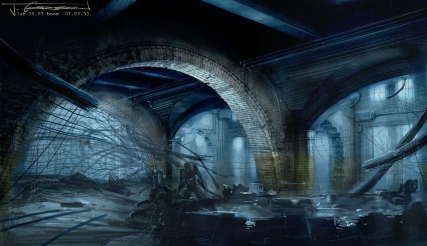 Black Cat i doktor Octopus na grafikach koncepcyjnych z filmu „Spider-Man 2”