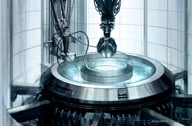 Black Cat i doktor Octopus na grafikach koncepcyjnych z filmu „Spider-Man 2”