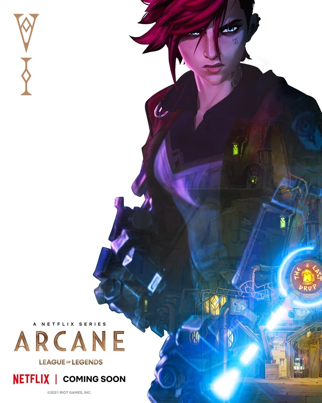 „Arcane” plakat serialu Vi