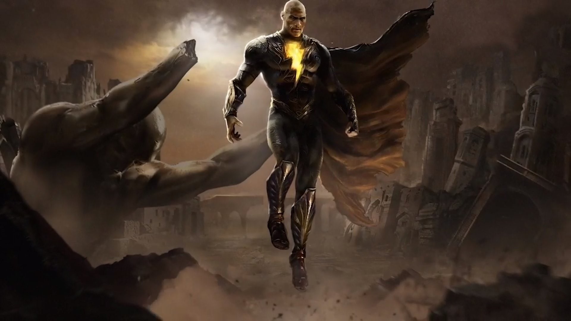 Dwayne Johnson jako Czarny Adam i członkowie JSA – nowe grafiki i logo filmu