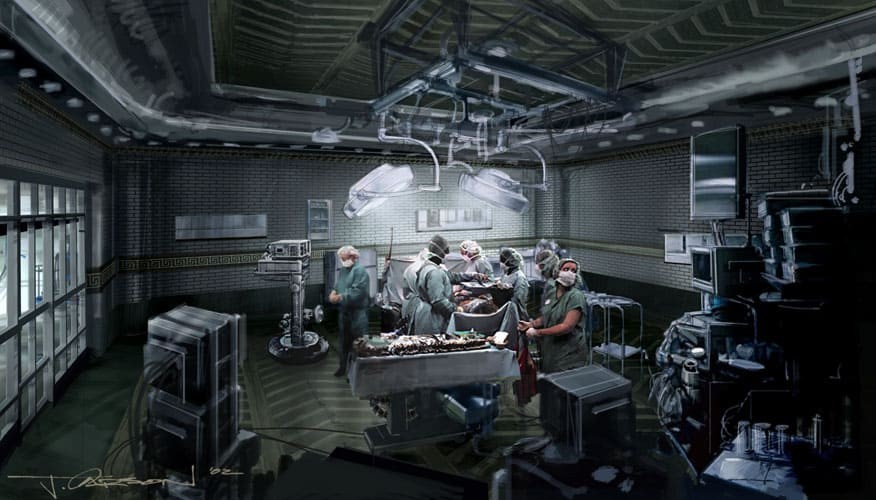 Black Cat i doktor Octopus na grafikach koncepcyjnych z filmu „Spider-Man 2”