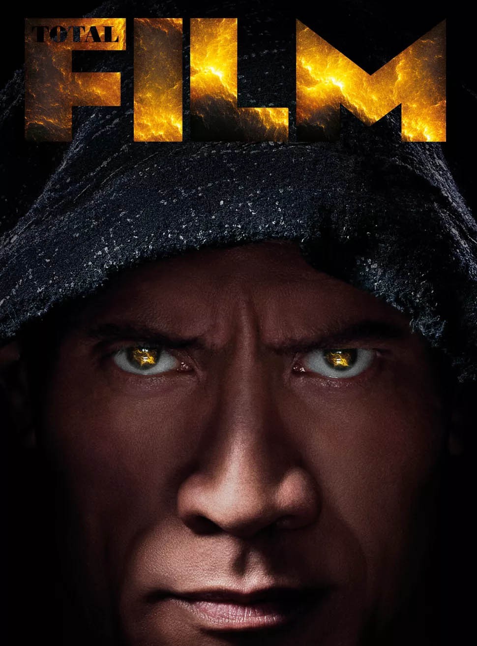 Dwayne Johnson jako Czarny Adam okładka Total Film