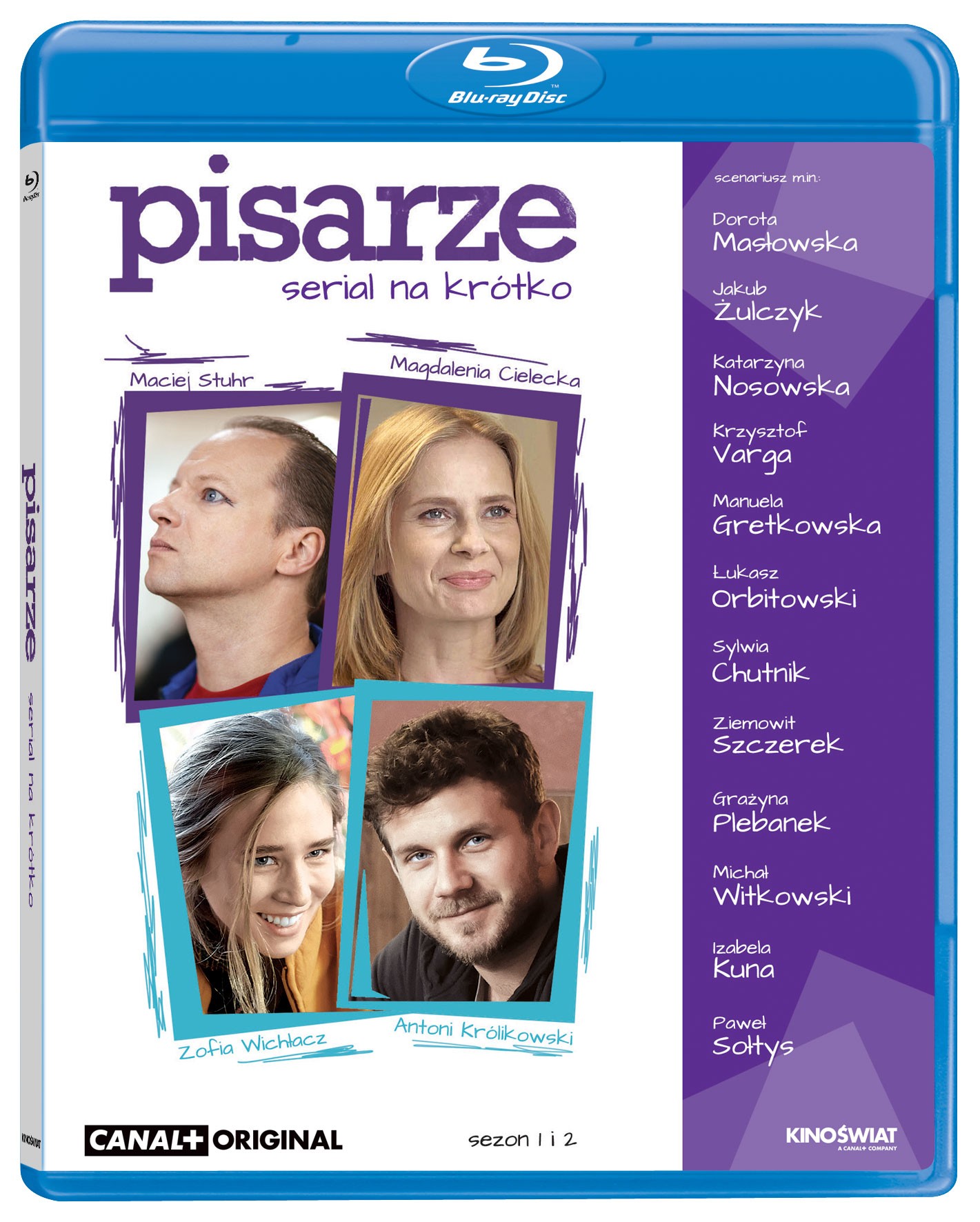 „Pisarze. Serial na krótko” sezony 1 i 2 wydanie Blu-ray