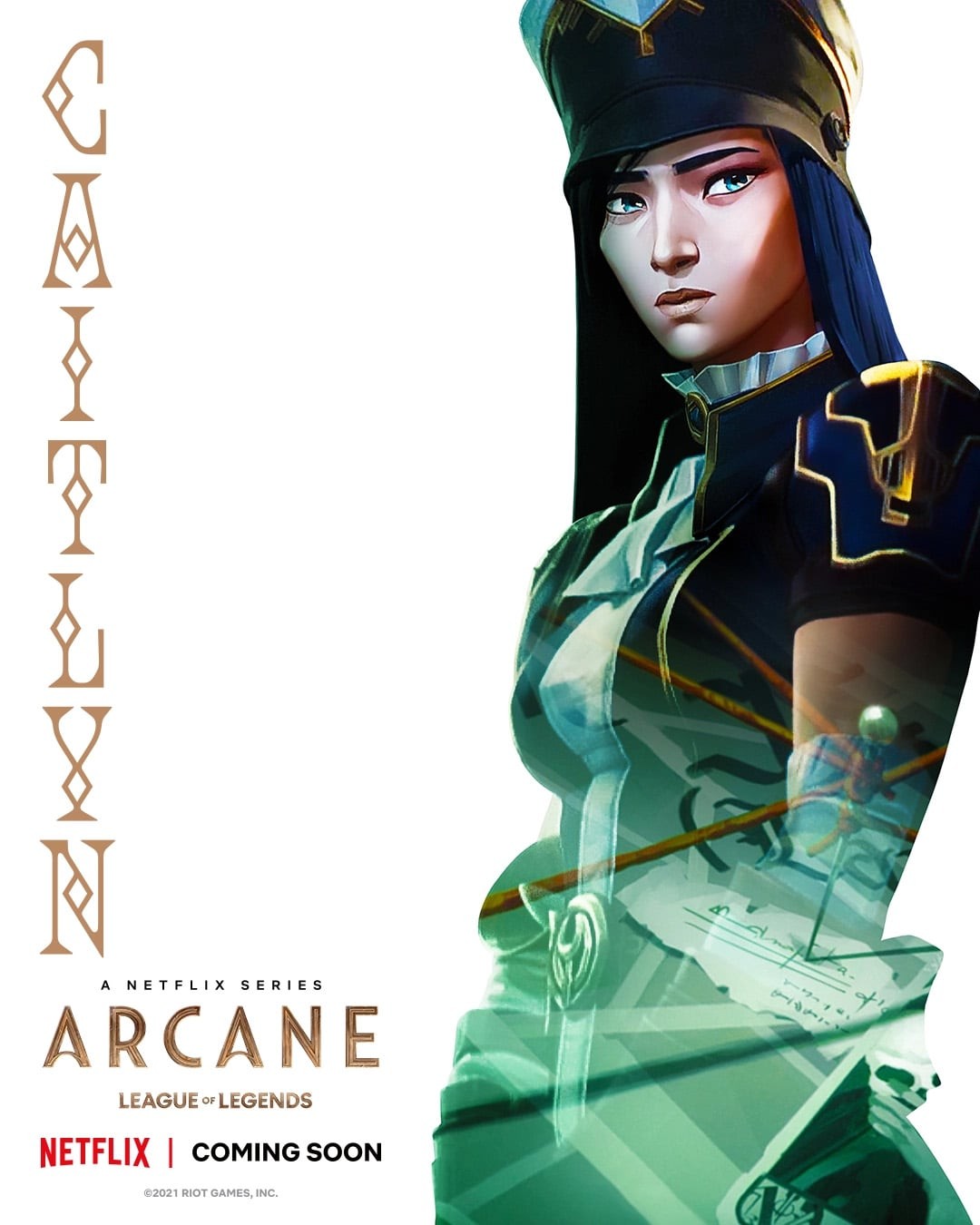 „Arcane” plakat serialu Catitlyn