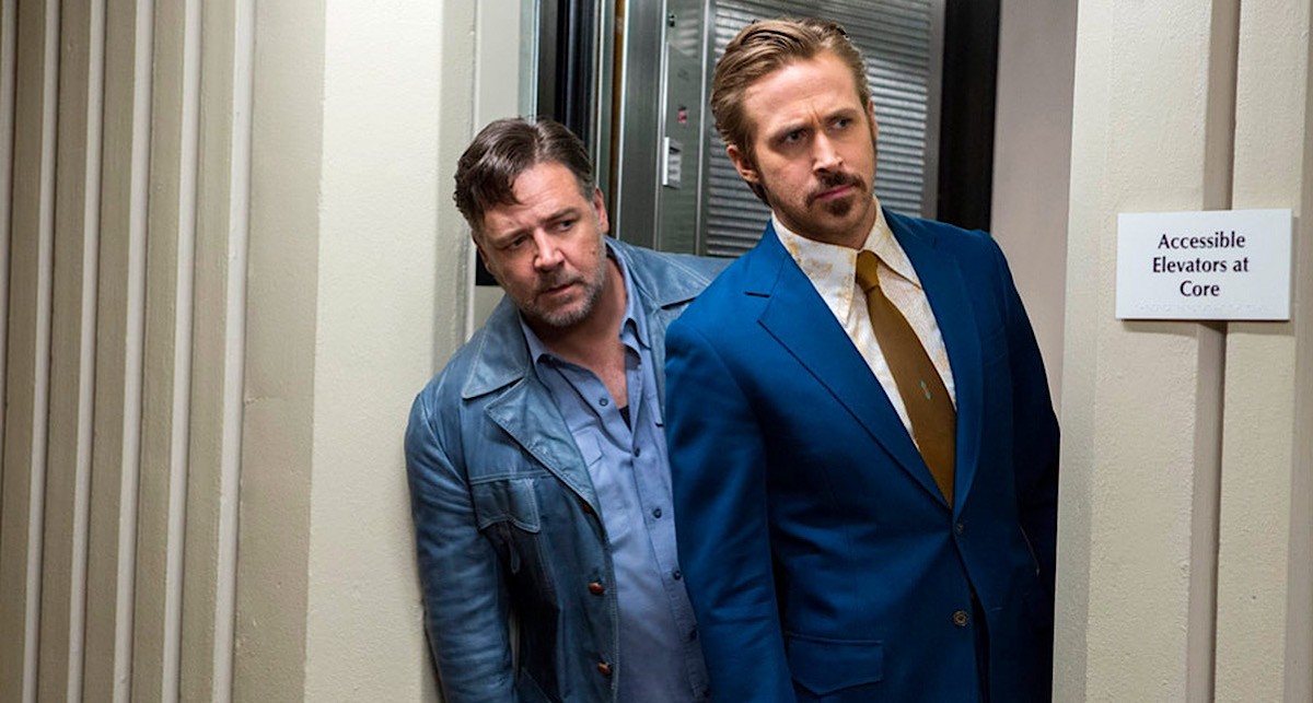 Ryan Gosling Russell Crowe Nice Guys Równi Goście