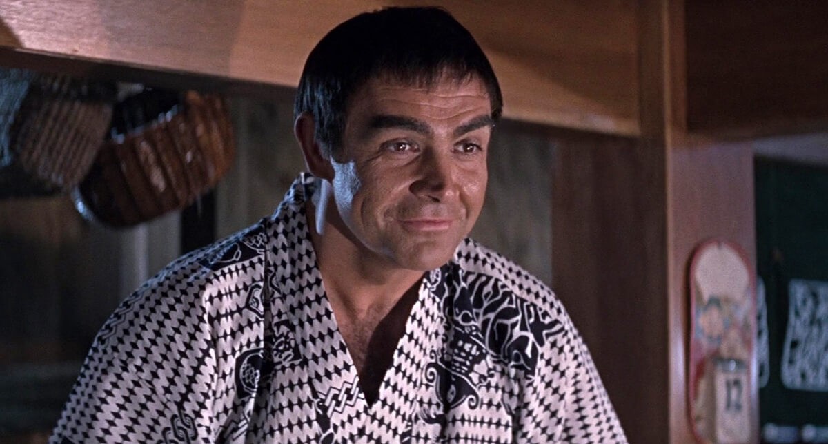 Sean Connery jako Bond w filmie Zyje sie tylko dwa razy