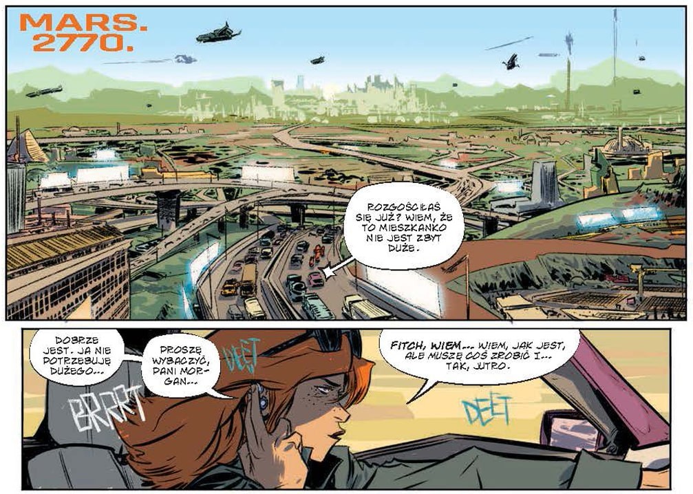 Plansza z komiksu The Weatherman tom 1