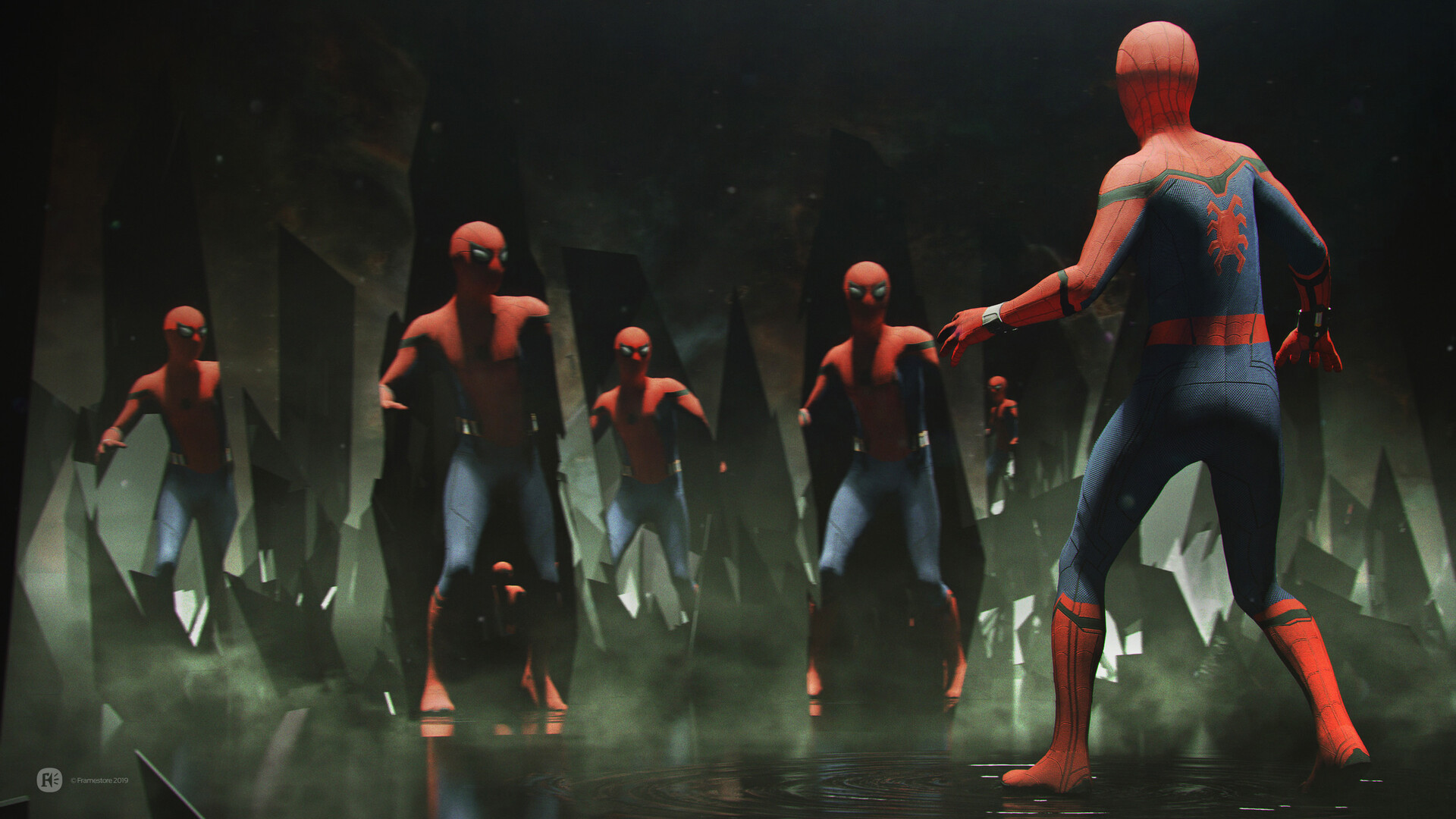 Jeszcze więcej iluzji Mysterio na nowych grafikach z „Spider-Man: Daleko od domu”