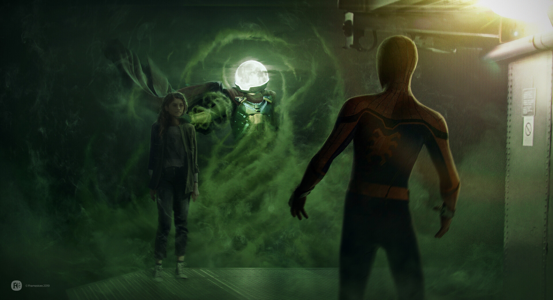 Jeszcze więcej iluzji Mysterio na nowych grafikach z „Spider-Man: Daleko od domu”