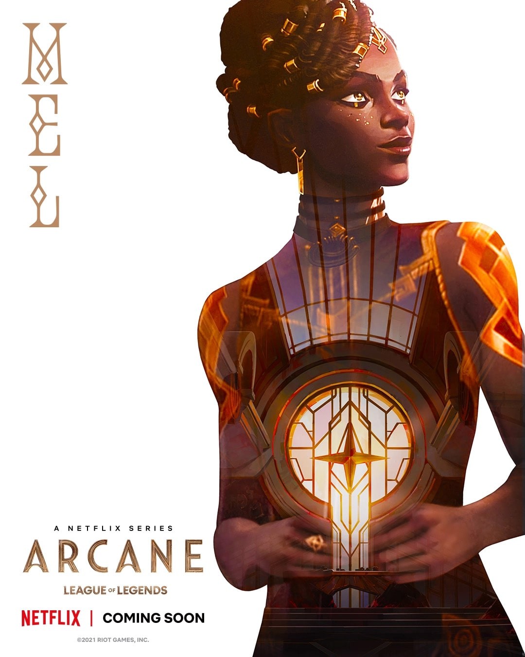 „Arcane” plakat serialu Mel