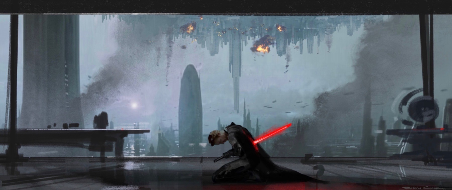 Kylo Ren kontra Darth Vader na nowych grafikach z niedoszłego filmu Trevorrowa