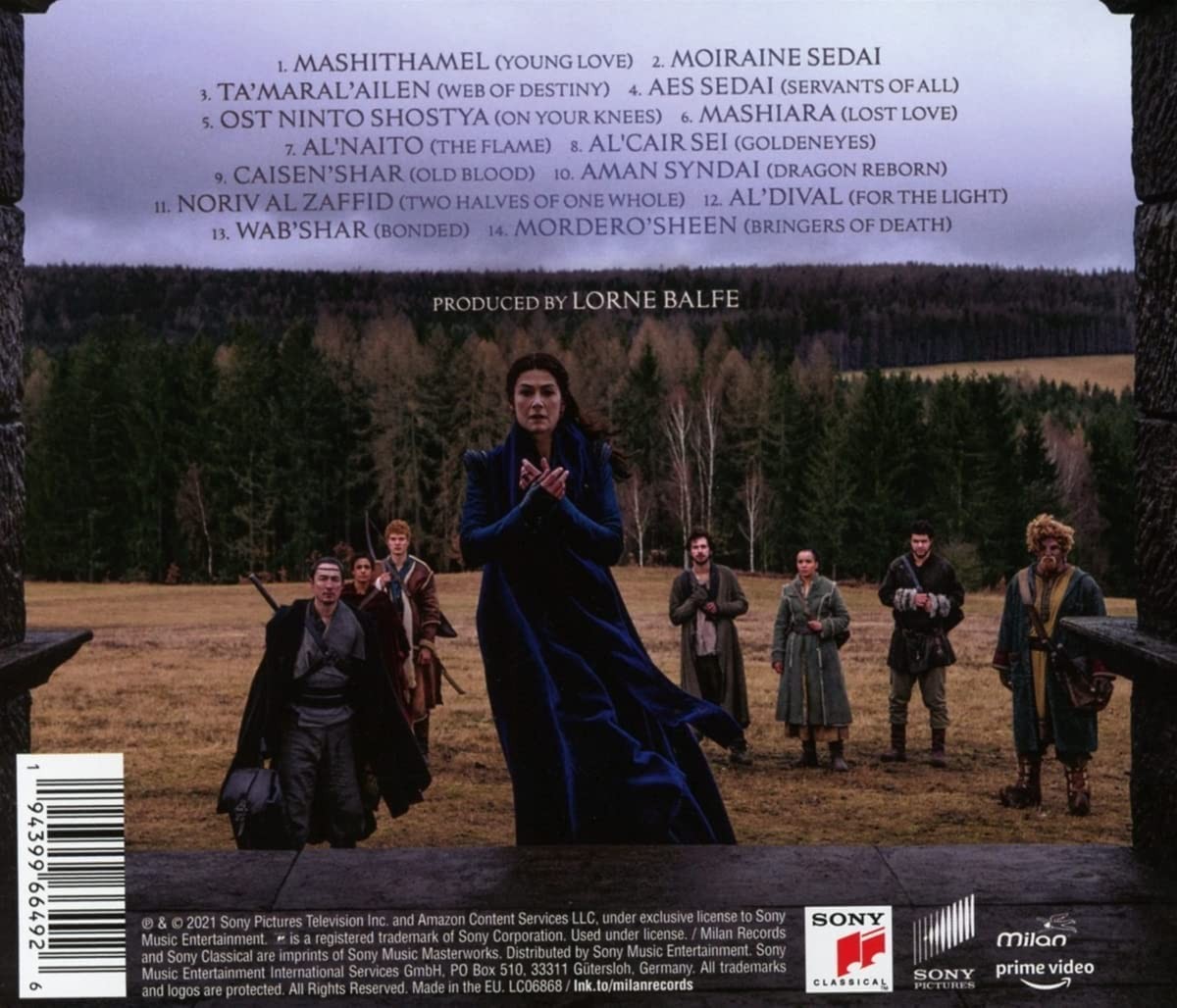 The Wheel of Time - okładka soundtracku CD (tył)