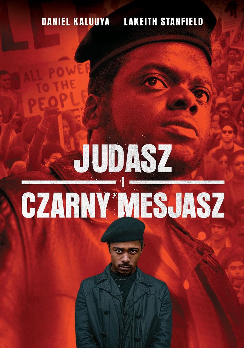 Okładka wydania DVD z filmem „Judasz i Czarny mesjasz”